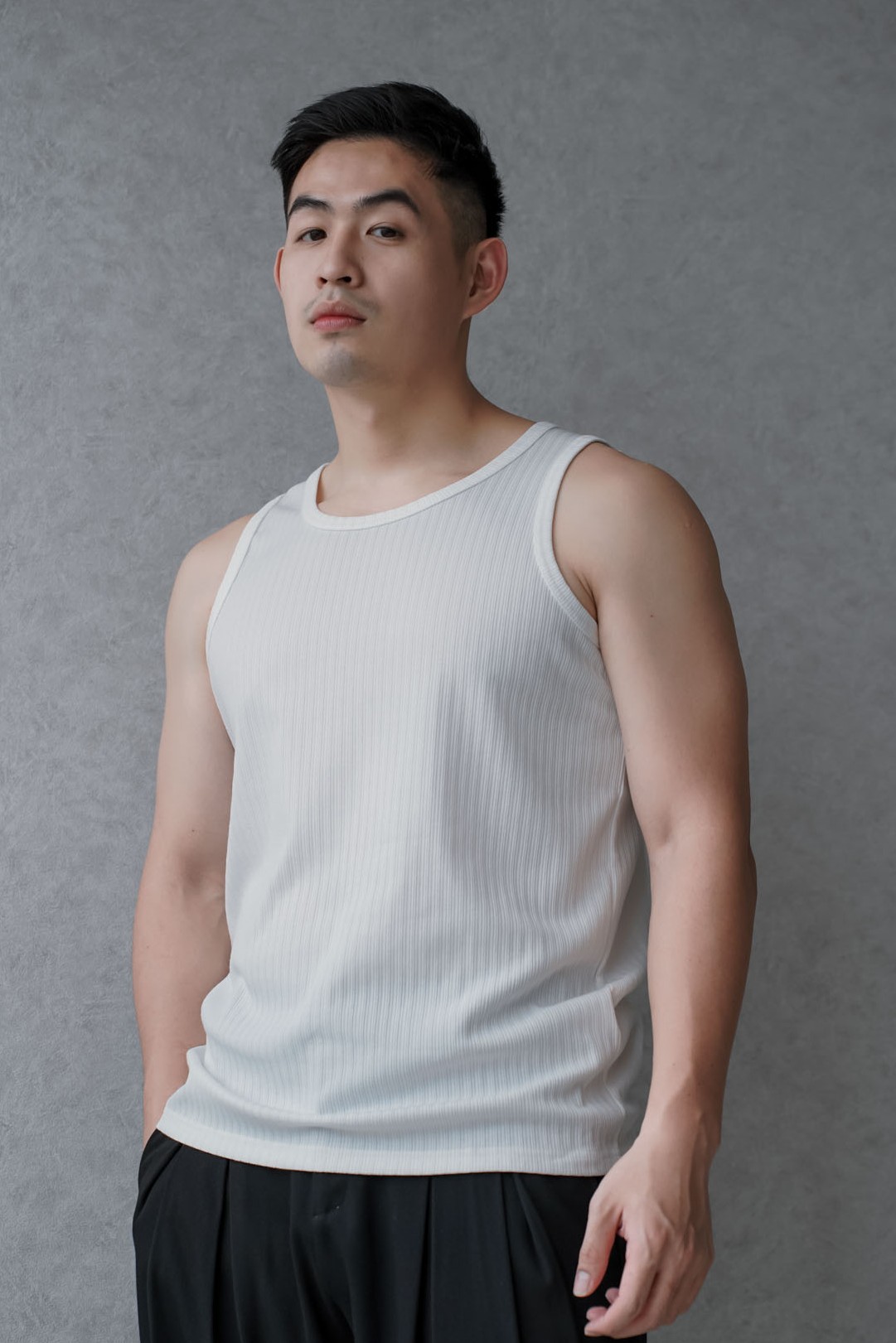 紋理彈性透氣背心