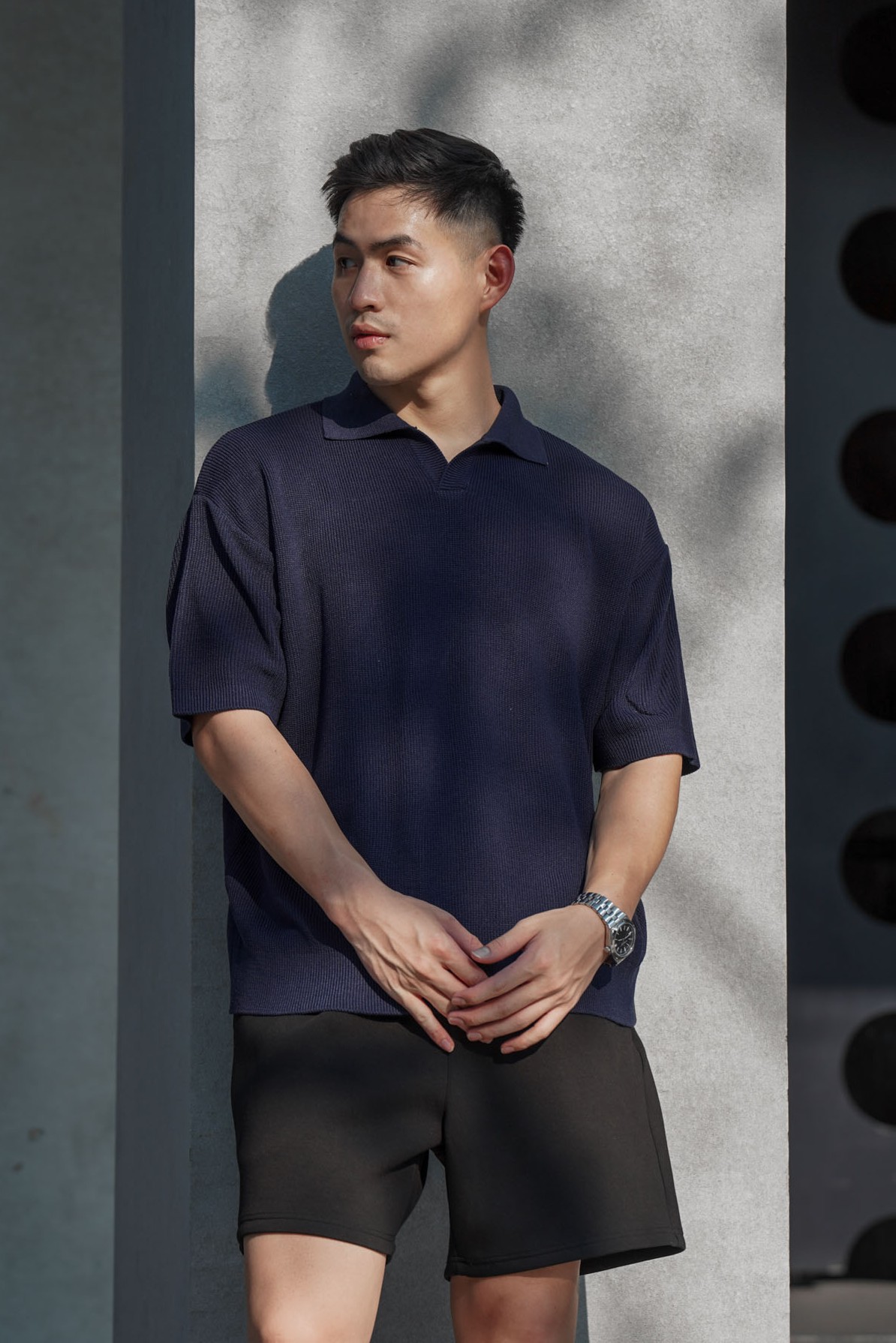 正韓針織翻領POLO