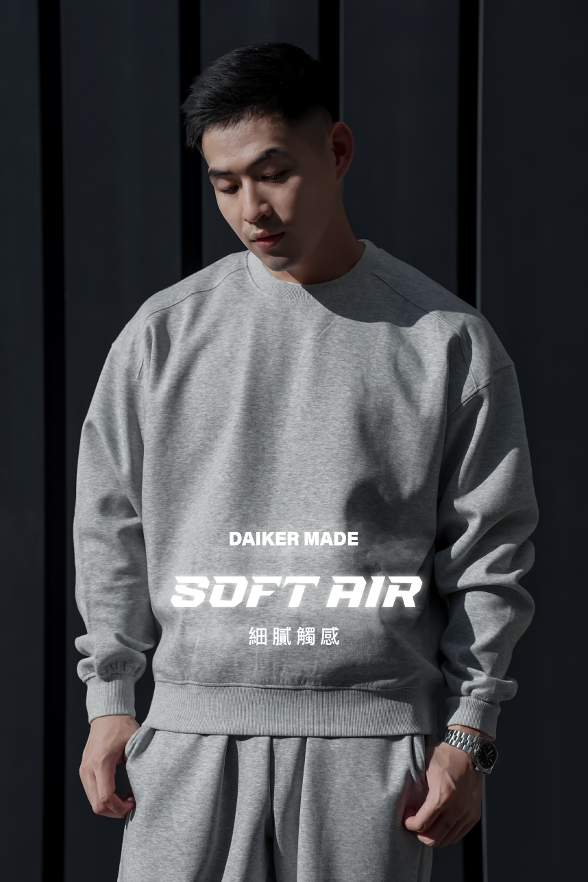 DAIKERMADE 雲柔空氣層大學T