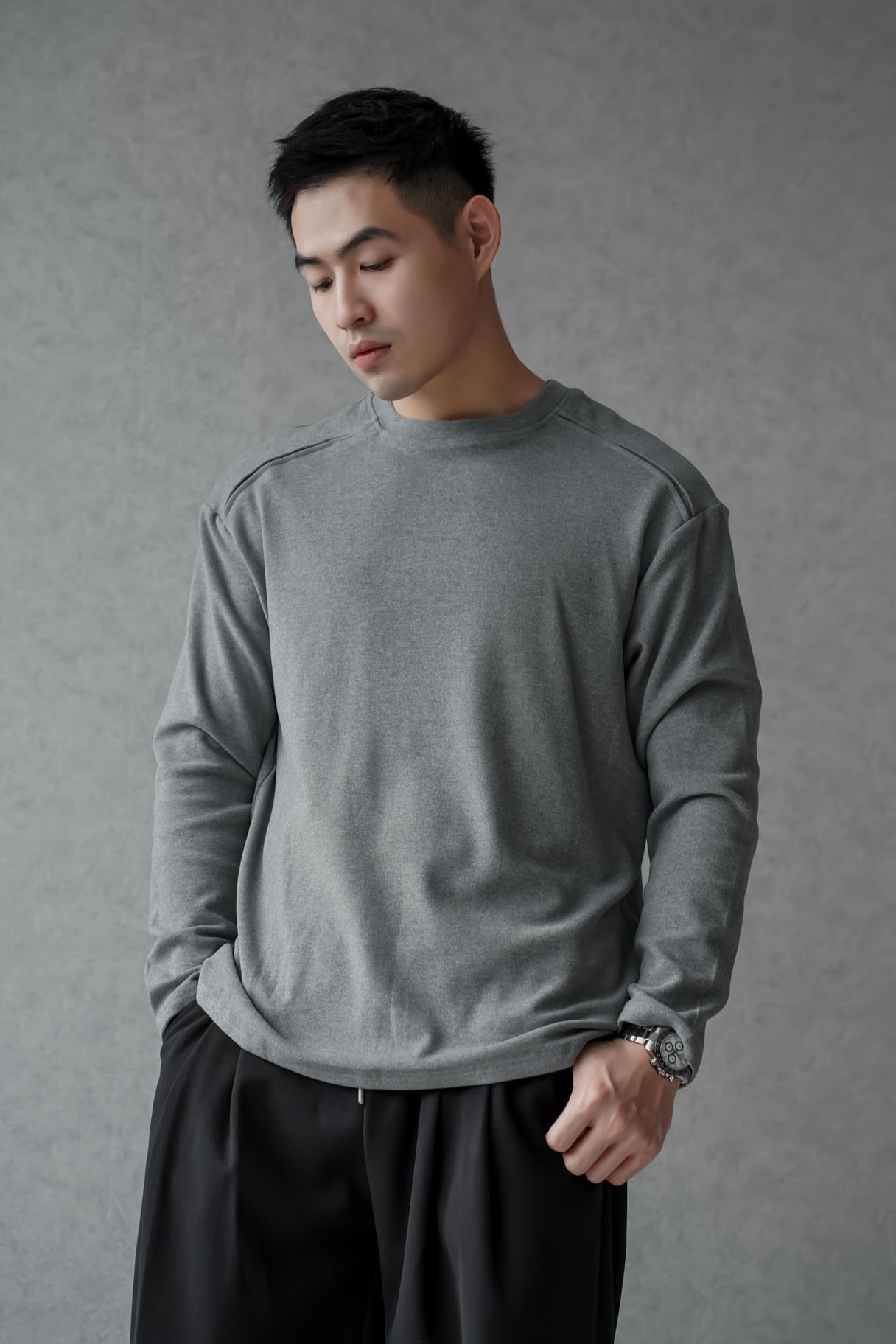 發熱內磨毛長袖