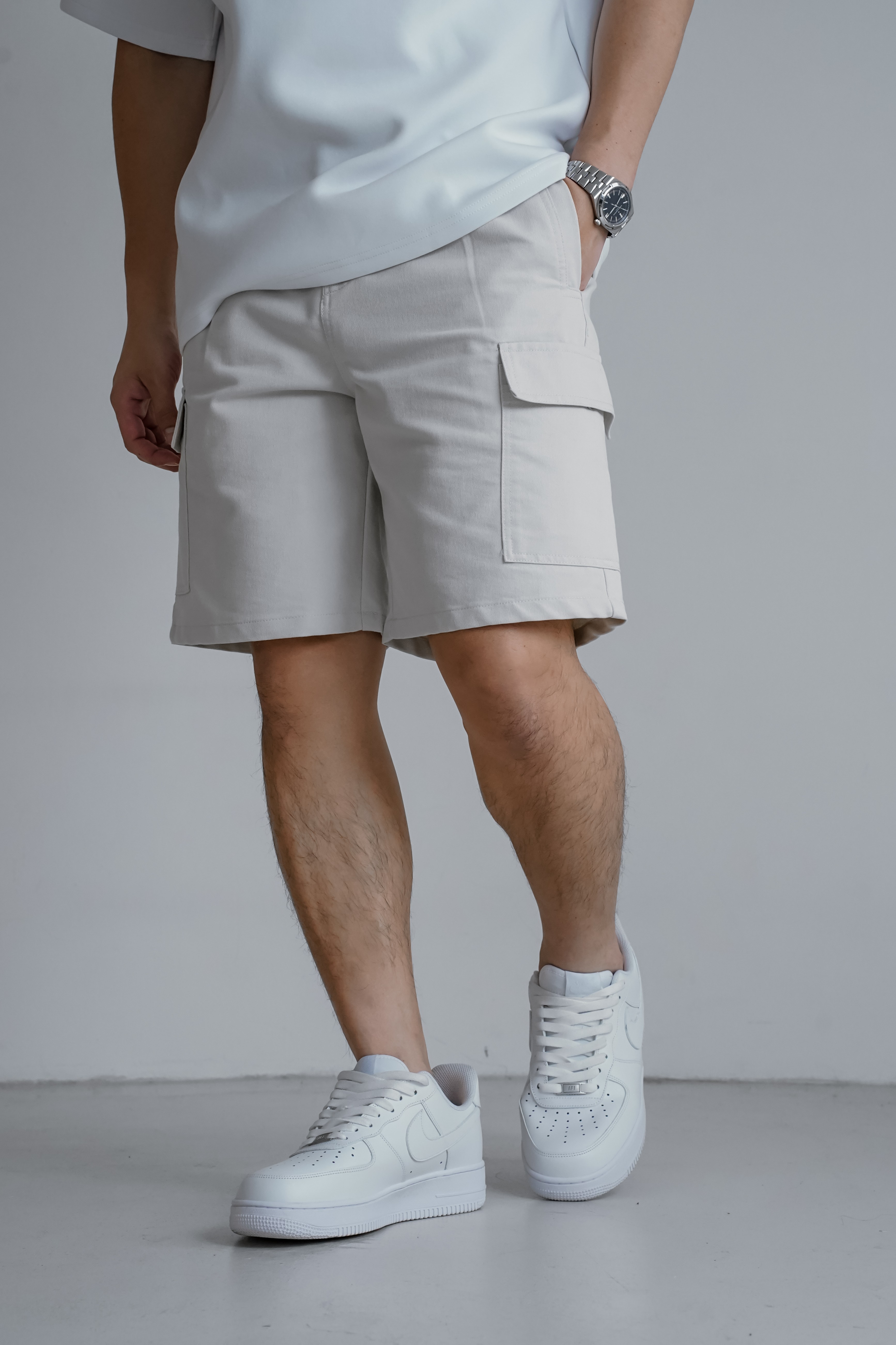 工裝挺感休閒短褲