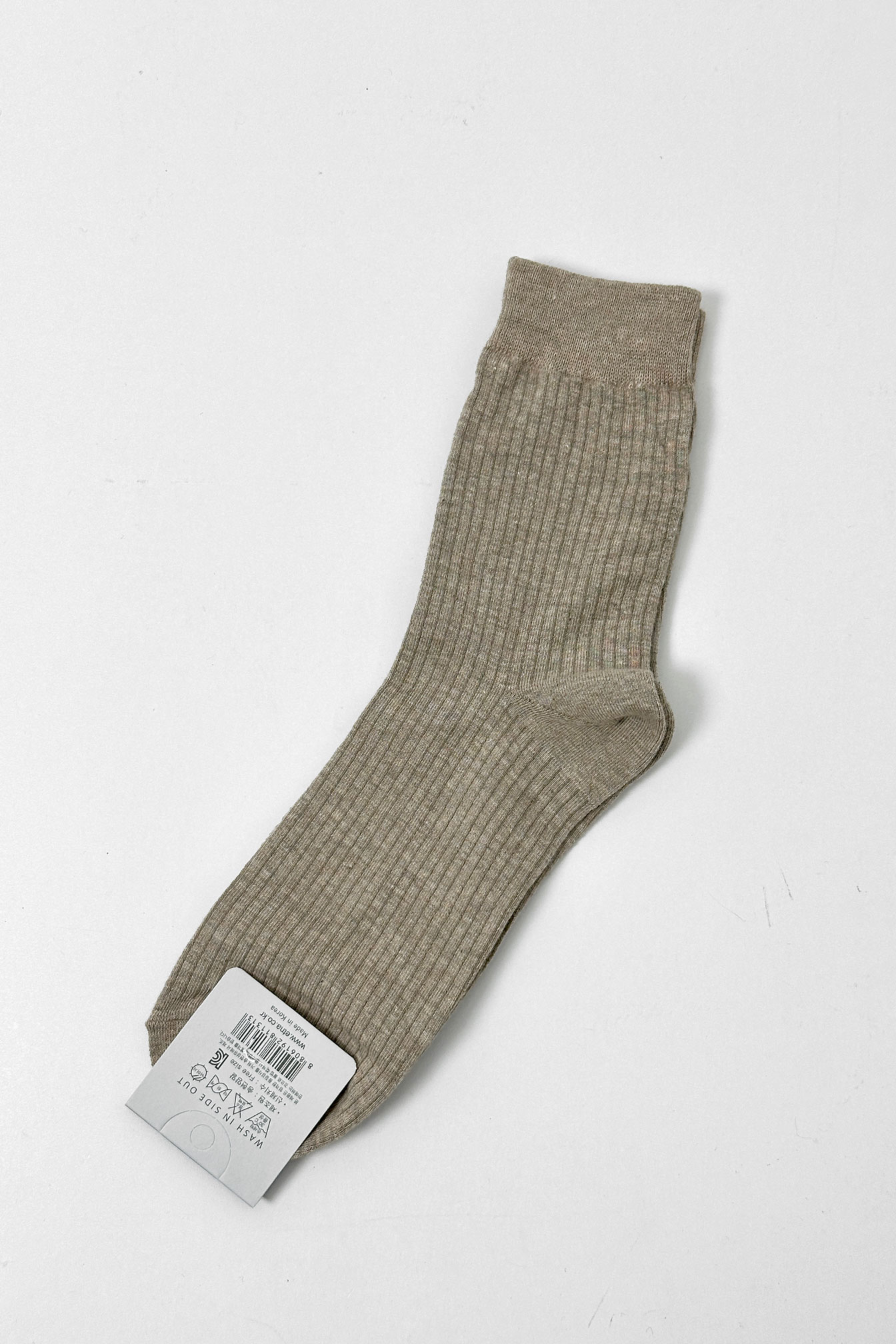 正韓高彈透氣素襪