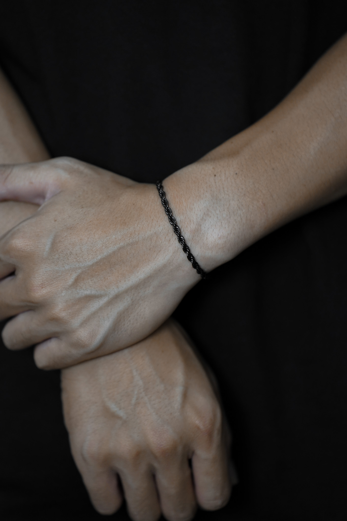 【NG】熱銷麻花款鈦鋼手鍊